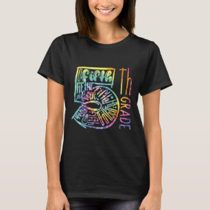 T-shirt Équipe de typographie de 5e année Enseignant de 5e