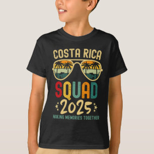 T-shirt Équipe de vacances au Costa Rica 2025 Vacances en