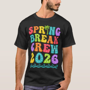 T-shirt Équipe de vacances de printemps 2026 groupe famili