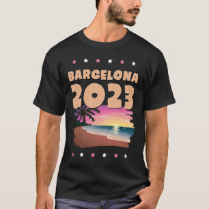 T-shirt Équipe de vacances d'été à Barcelone 2023