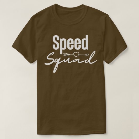 T-shirt Equipe de vitesse drôle 2 (Design devant)