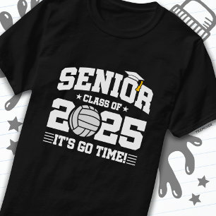 T-shirt Équipe de volleyball Classe 2025 Graduation Senior