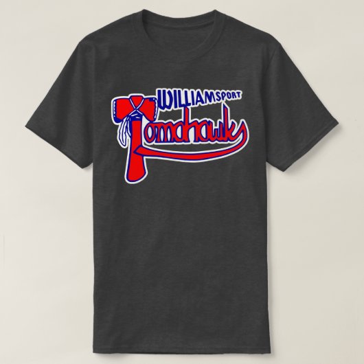T-shirt Équipe de Williamsport Tomahawks de baseball (Design devant)