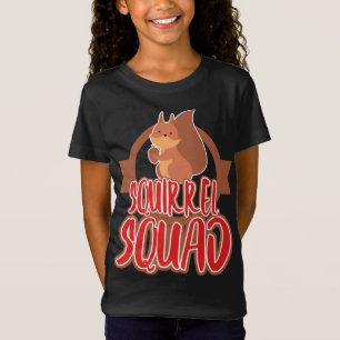 T-Shirt Équipe d'écureuils drôle mignon animal de compagni
