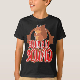 T-shirt Équipe d'écureuils drôle mignon animal de compagni