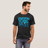 T-shirt Équipe DeepDive Plongée en scaphandre Plongée pr (Devant entier)