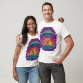 T-shirt Équipe d'enlèvement de chats Sci-Fi drôle de chat (Unisexe)