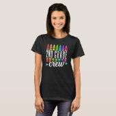 T-shirt Équipe d'enseignants de 2e année de l'équipe de pr (Devant entier)