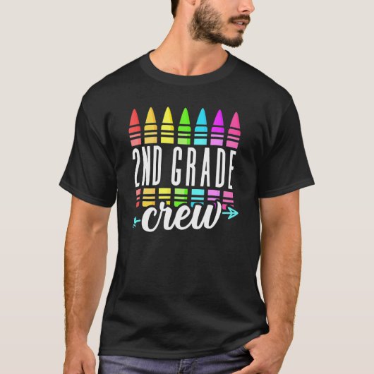 T-shirt Équipe d'enseignants de 2e année de l'équipe de pr (Devant)