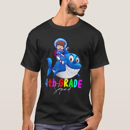 T-shirt Équipe d'enseignants de 4e année pour enfants Reto (Devant)