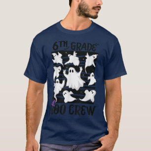 T-shirt Équipe d'enseignants de 6e année Boo Crew Bab Éffr