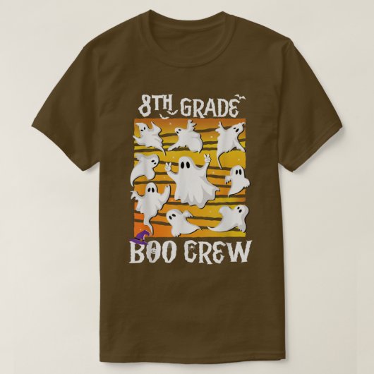 T-shirt Équipe d'enseignants de 8e année Boo Creative Team (Design devant)