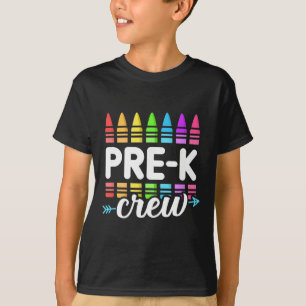 T-shirt Équipe d'enseignants de pré-maternelle Hello Byck