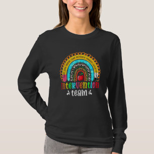 T-shirt Équipe d'enseignants d'intervention du léopard arc