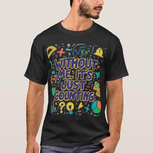 T-shirt Équipe d'enseignants en mathématiques - Équations (Devant)