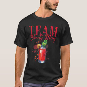 T-shirt Équipe d'enterrement de vie de jeune fille Cocktai