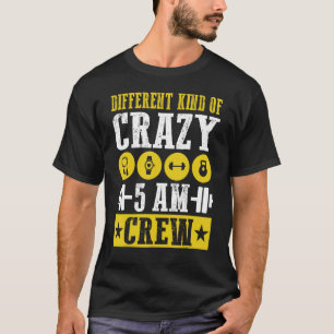 T-shirt Équipe d'entraînement 5 heures du matin Chemise d'