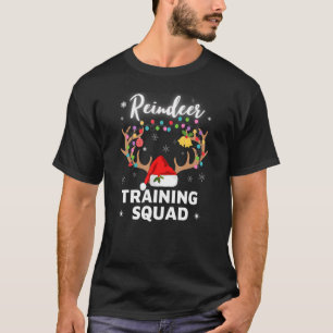 T-shirt Équipe d'entraînement des rennes de Noël Fa