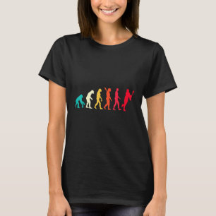 T-shirt Équipe d'entraîneur d'évolution de joueur de cross