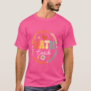 T-shirt Équipe d'entraîneurs en mathématiques pédagogiques