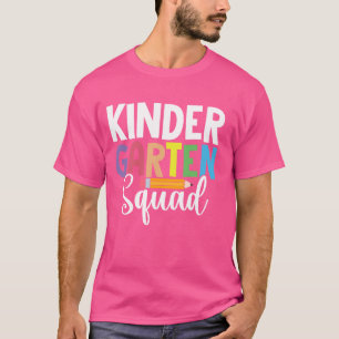 T-shirt Équipe d'équipe de la maternelle Retour à l'école