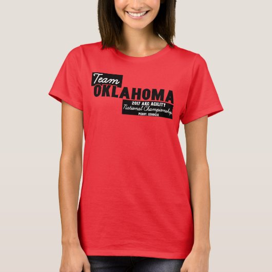 T-shirt Équipe des 2017 ressortissants d'AKC l'Oklahoma (Devant)