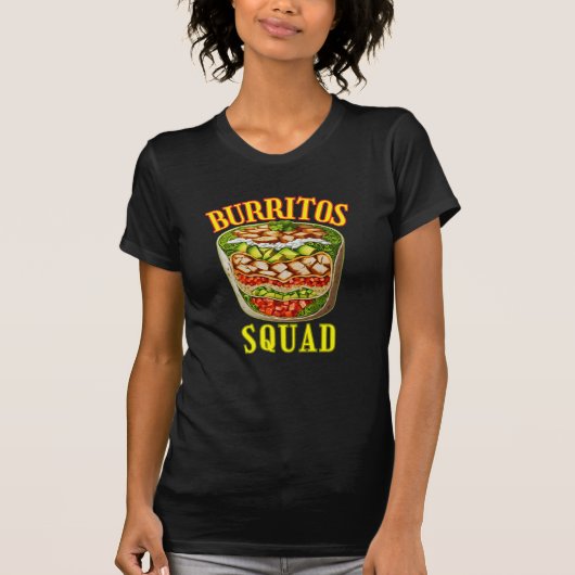 T-shirt équipe des burritos (Devant)