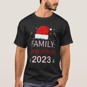T-shirt Équipe des costumes de Noël de la famille 2023 Pèr