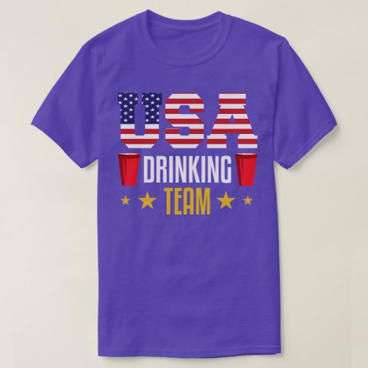 T-shirt Équipe des États-Unis de boisson (Design devant)