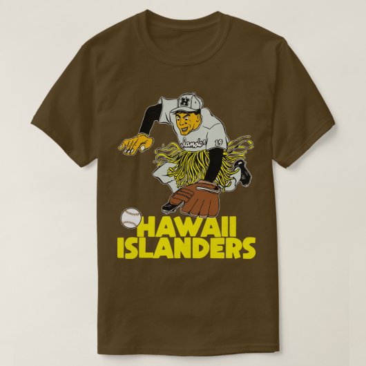 T-shirt Équipe des Hawaii Islanders de baseball défaite TS (Design devant)