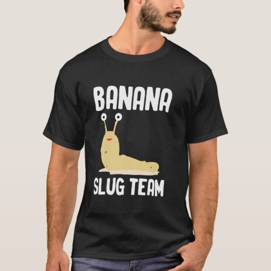 T-shirt Équipe des limaces bananes Malacologie (Devant)