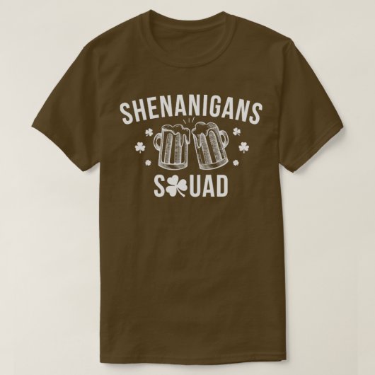 T-shirt Équipe des Shenanigans (Design devant)
