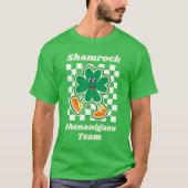 T-shirt Équipe des Shenanigans du Trèfle (Devant)