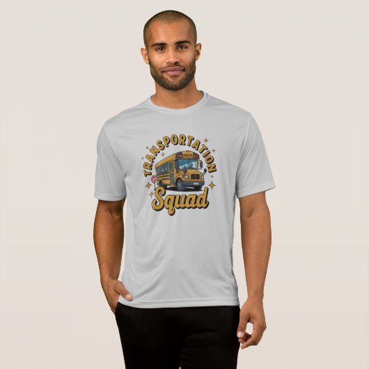 T-shirt Équipe des transports (Devant entier)