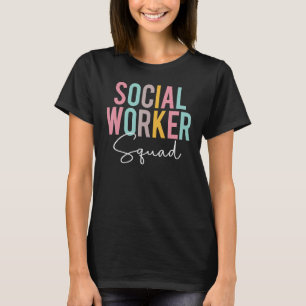 T-shirt Équipe des travailleurs sociaux Jour d'appréciatio