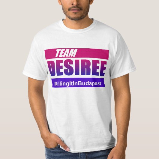 T-shirt Équipe Désirée (Devant)