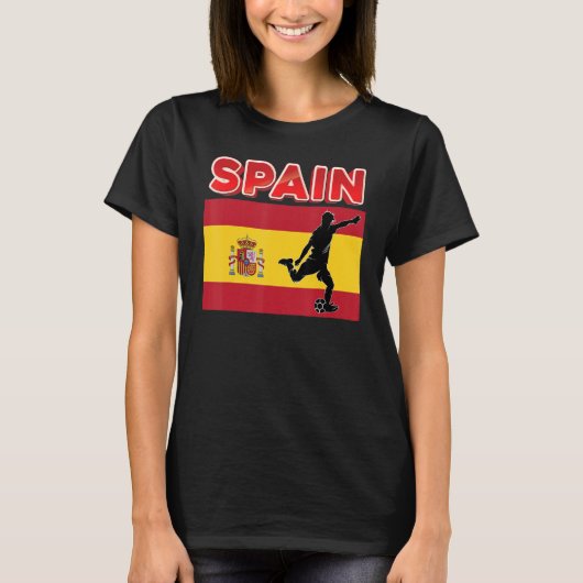 T-shirt Équipe d'Espagne de football mondial Cham (Devant)