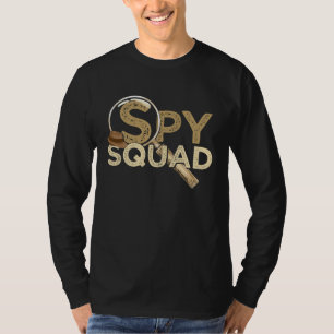 T-shirt Équipe d'espionnage Police Crime Enquêteur Détecti