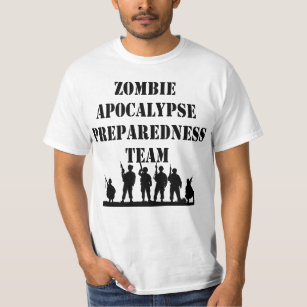 T-shirt Équipe d'état de préparation d'apocalypse de zombi