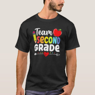 T-shirt Équipe Deuxième année Bonne Première journée Deuxi