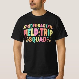 T-shirt Équipe d'excursion sur le terrain de la maternelle