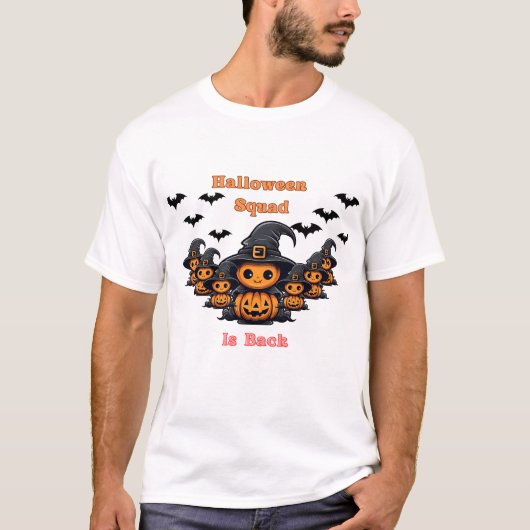 T-shirt Équipe d'Halloween (Devant)