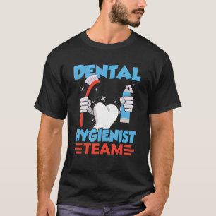T-shirt Équipe d'hygiéniste dentaire Clinique dentaire Hyg