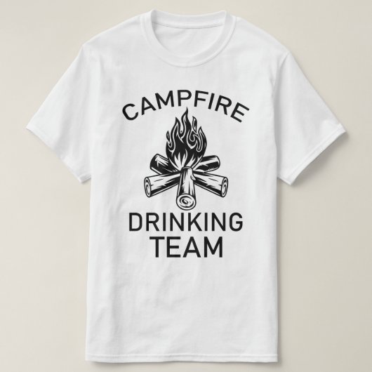 T-shirt équipe d'incendie (Design devant)