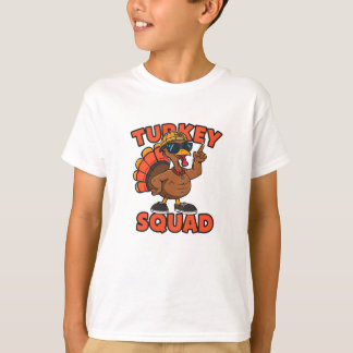 T-shirt Équipe Dindon – Édition de Thanksgiving