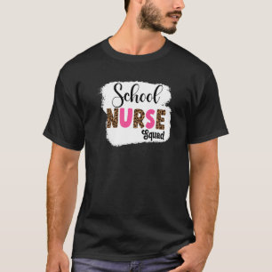 T-shirt Équipe d'infirmière scolaire Nursing Love