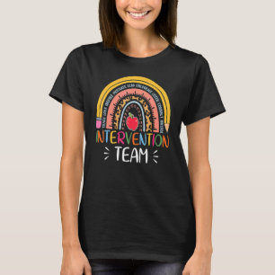 T-shirt Équipe d'intervention de l'équipe Rti Équipe d'ens