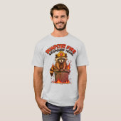 T-shirt Équipe d'intervention pour les décharges en feu ! (Devant entier)