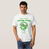 T-shirt Équipe d'Irlande de boisson St Patrick's (Devant entier)