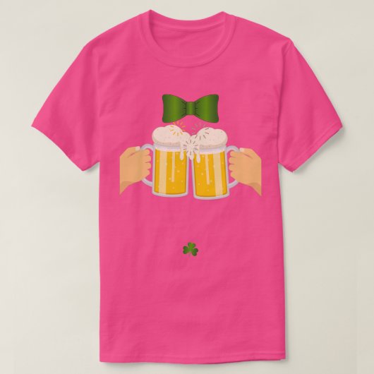 T-shirt Équipe d'Irlande st patrick Beer Lover (Design devant)